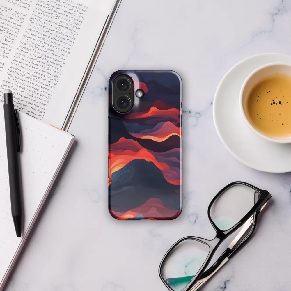 Ethereal Waves of Color | Phone Case |  16 | Snap Case | Glossy