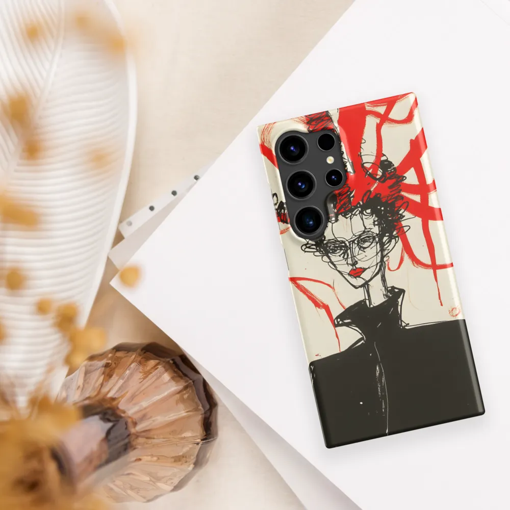 Dramatic Elegance in Red and Black