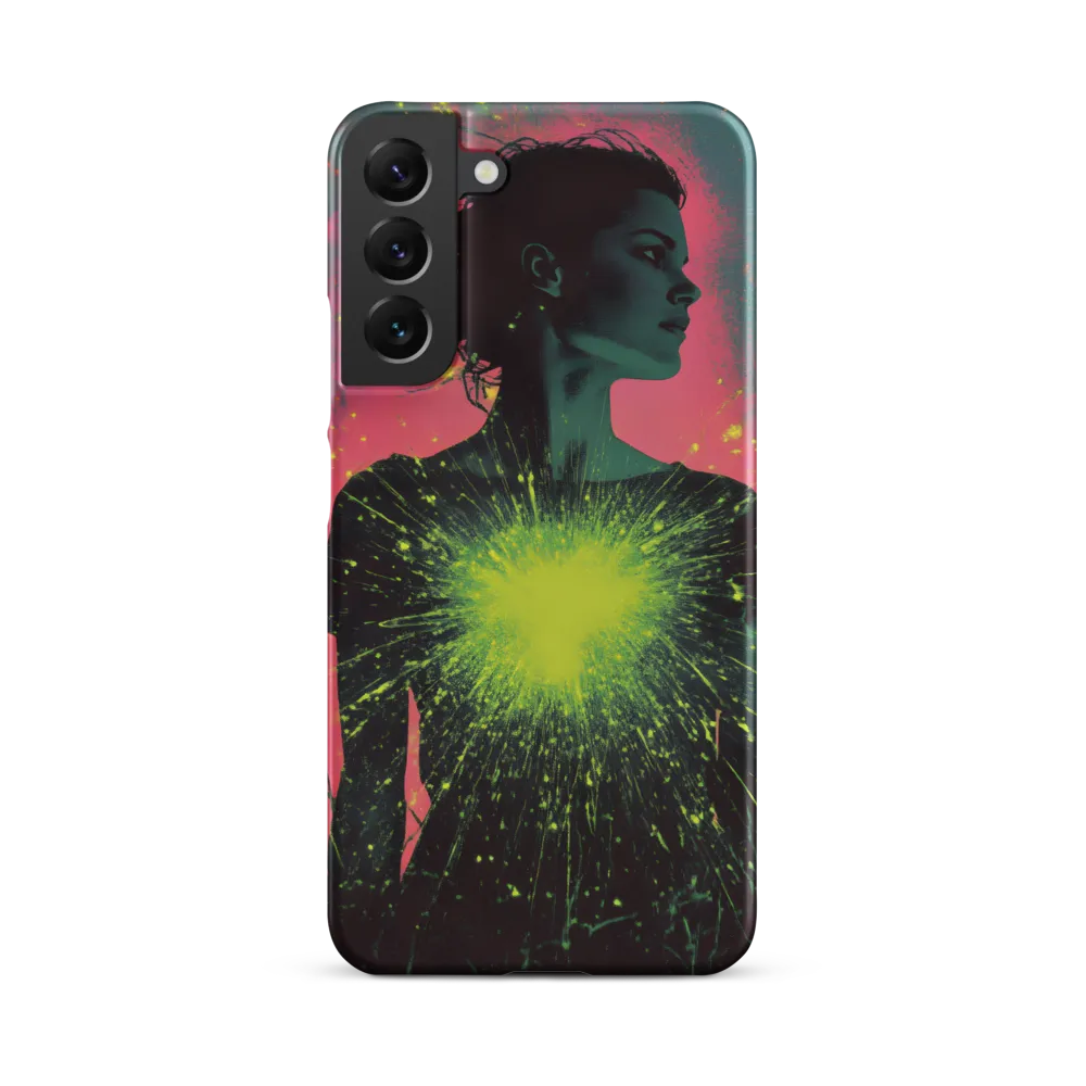 Cosmic Heart: A Surreal Portrait of Strength