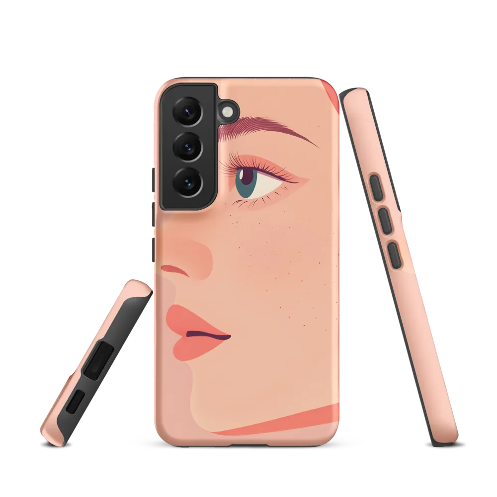 Profile in Pale Pink