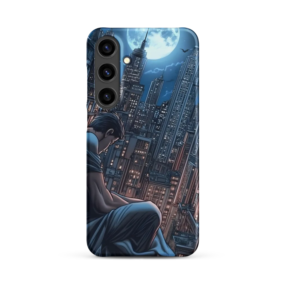 Reflections of a City Under the Moon