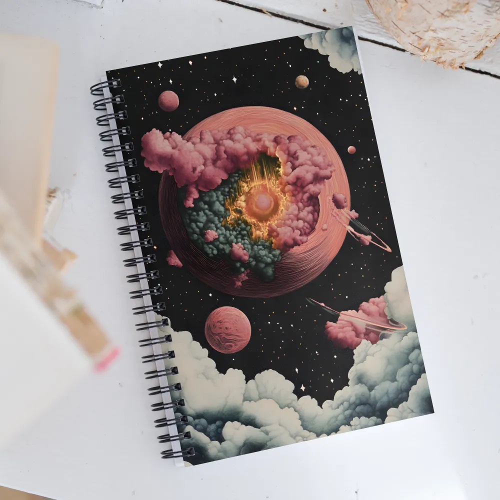 Celestial Explosion | Spiral Notebook