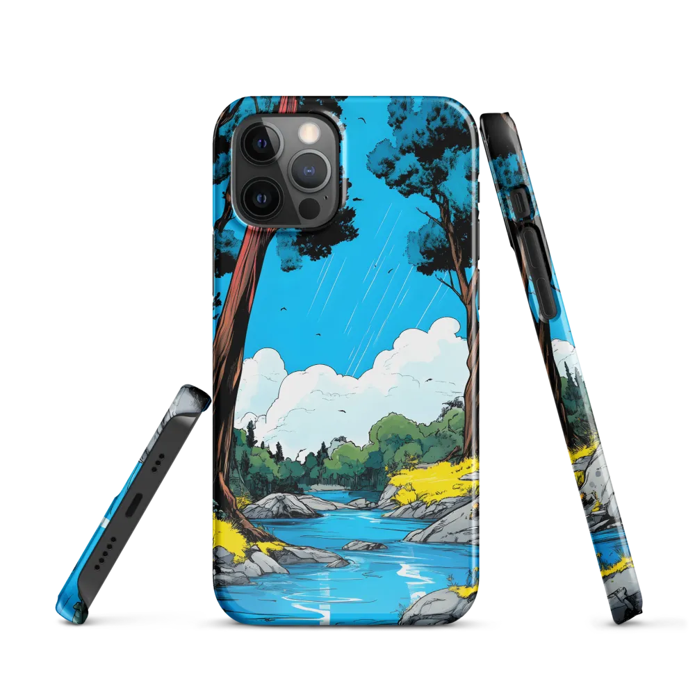 Tranquil River in a Comic Landscape