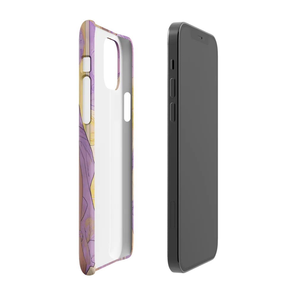 Elegance in Floral Harmony | Phone Case |  12 | Snap Case | Glossy