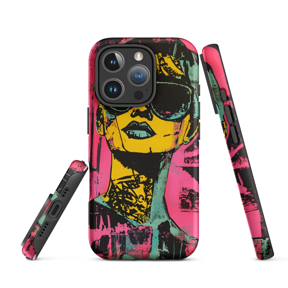 Confident Portrait in Neon Colors