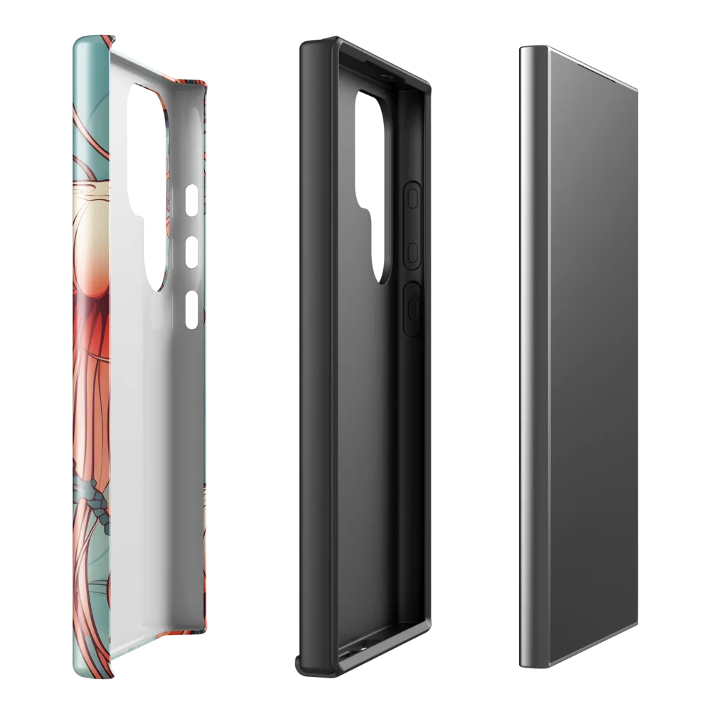 Ethereal Dance of Jellyfish | Phone Case |  S24 Ultra | Tough Case | Glossy