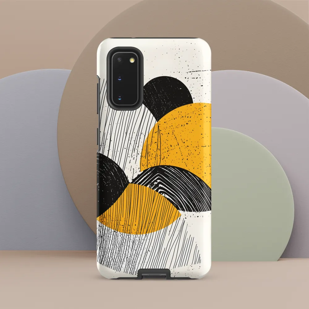 Dynamic Harmony in Black and Yellow