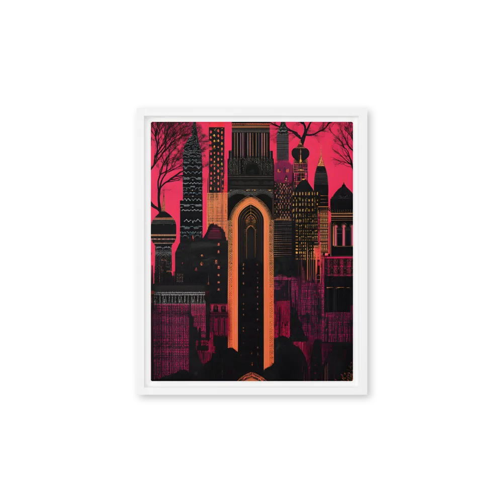 Urban Reverie | Canvas with White Frame | 11″×14″