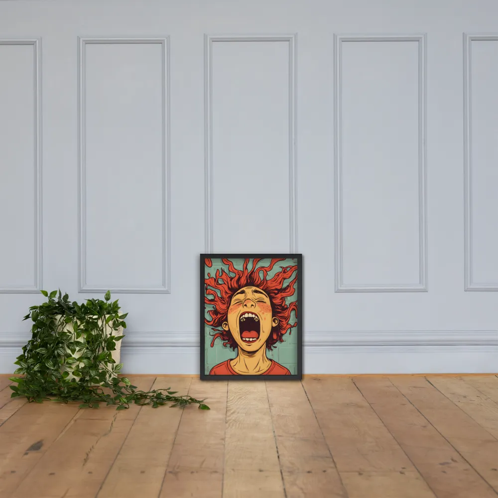 Fury Unleashed | Poster with Black Frame | 16″×20″