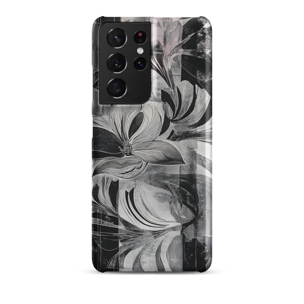 Floral Fusion in Monochrome