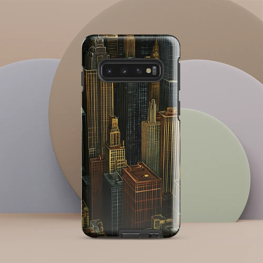 Urban Elegance: A Golden Cityscape