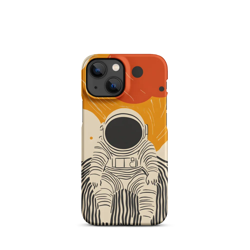 Astronaut in Cosmic Thoughts | Phone Case |  13 Mini | Snap Case | Matte