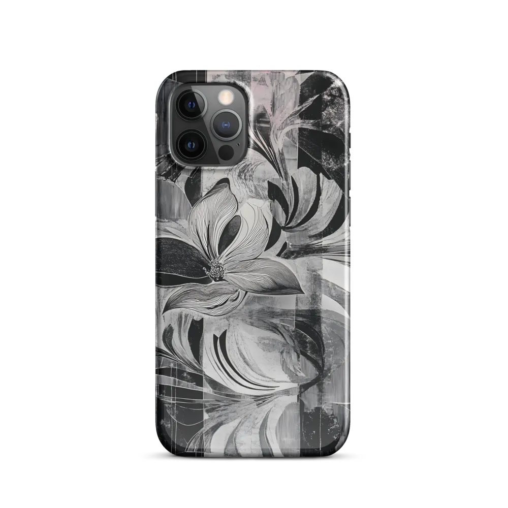 Floral Fusion in Monochrome
