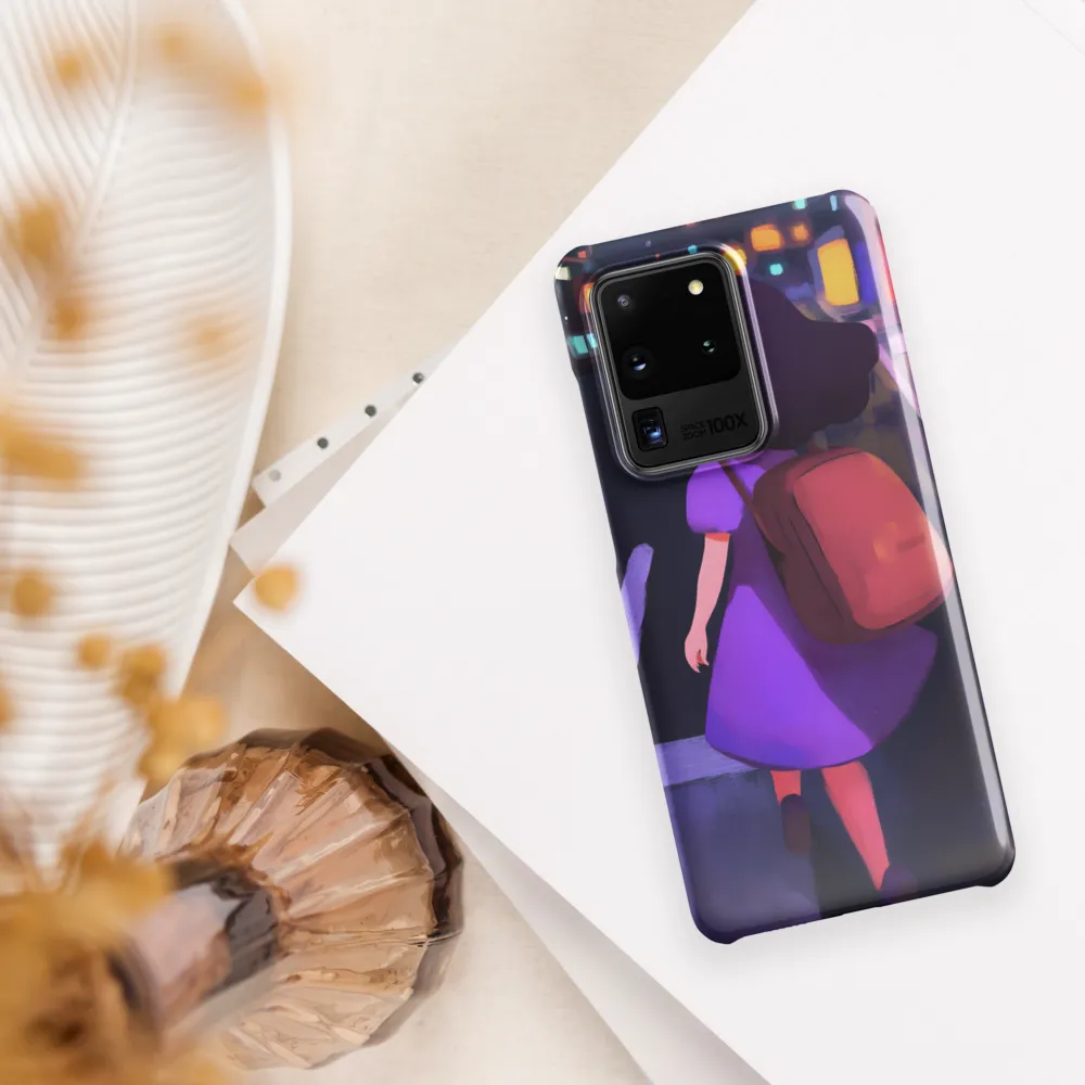 Wandering Through Neon Dreams | Phone Case |  S20 Ultra | Snap Case | Glossy