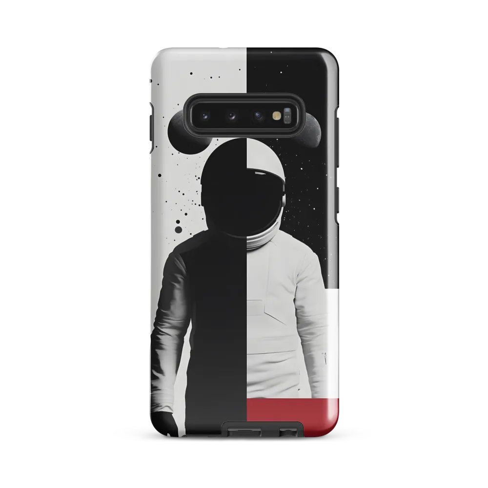 Astral Duality: The Journey of an Astronaut | Phone Case |  S10 Plus | Tough Case | Glossy