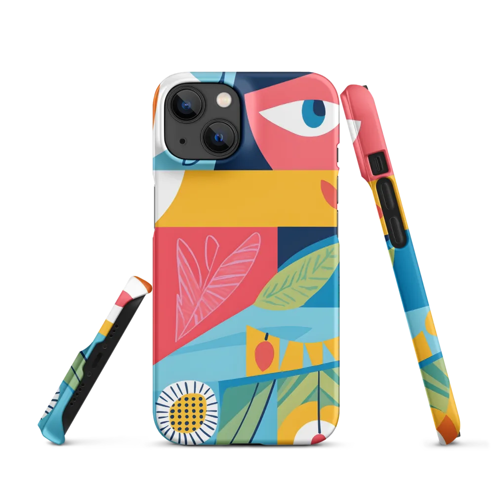 Vibrant Geometric Visage
