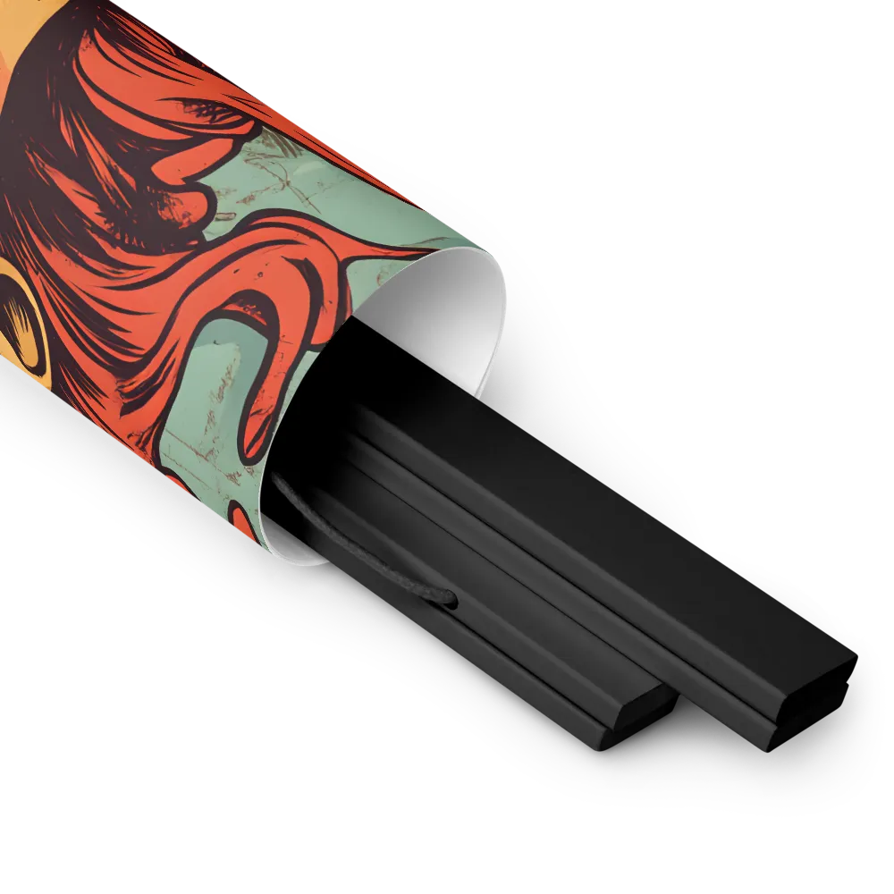 Fury Unleashed | Poster With Black Wood Hanger | 16″×16″