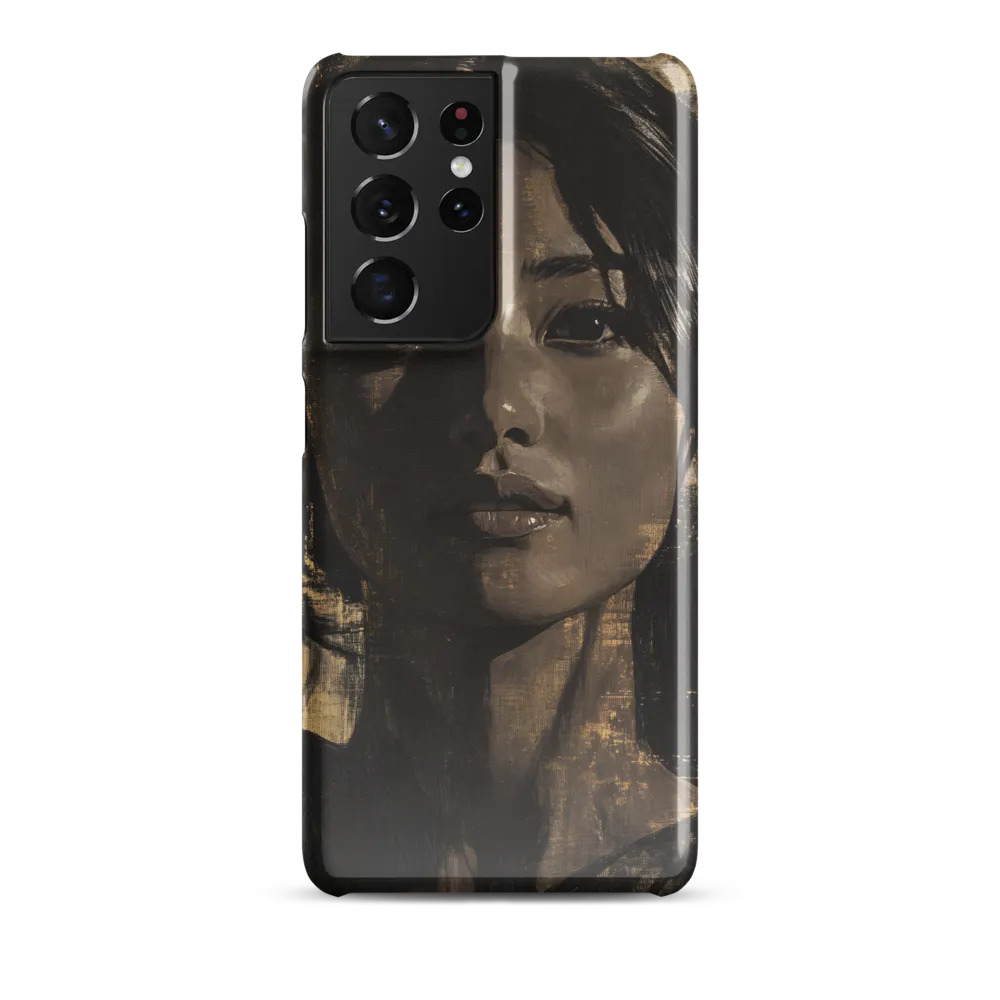 Golden Gaze: A Contemporary Portrait