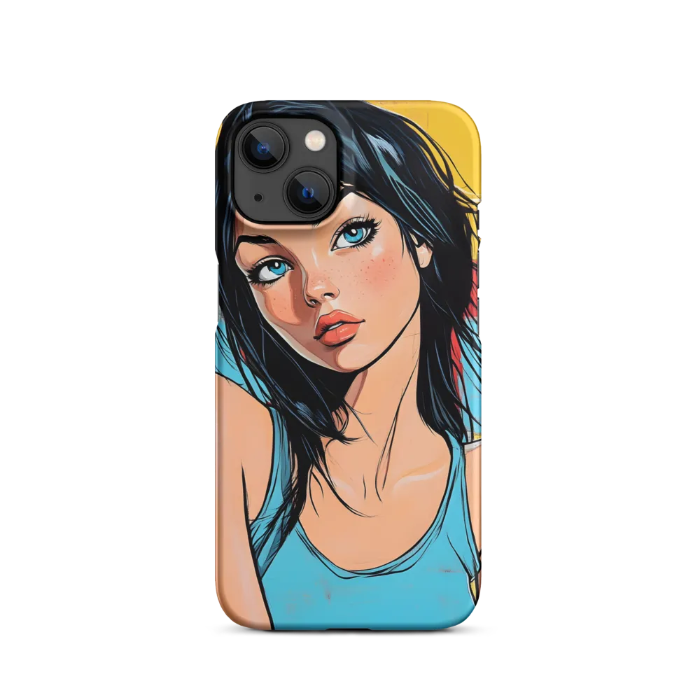 Vibrant Portrait of Modern Youth | Phone Case |  13 | Snap Case | Matte