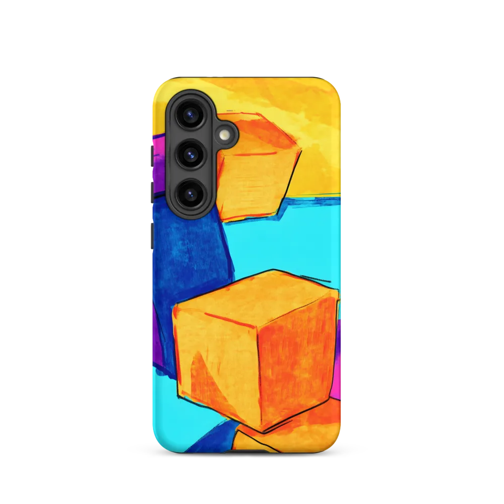 Playful Cubes in Vibrant Harmony
