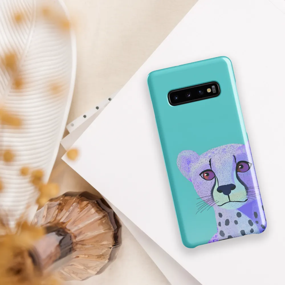 Curious Cheetah | Phone Case |  S10 Plus | Snap Case | Glossy