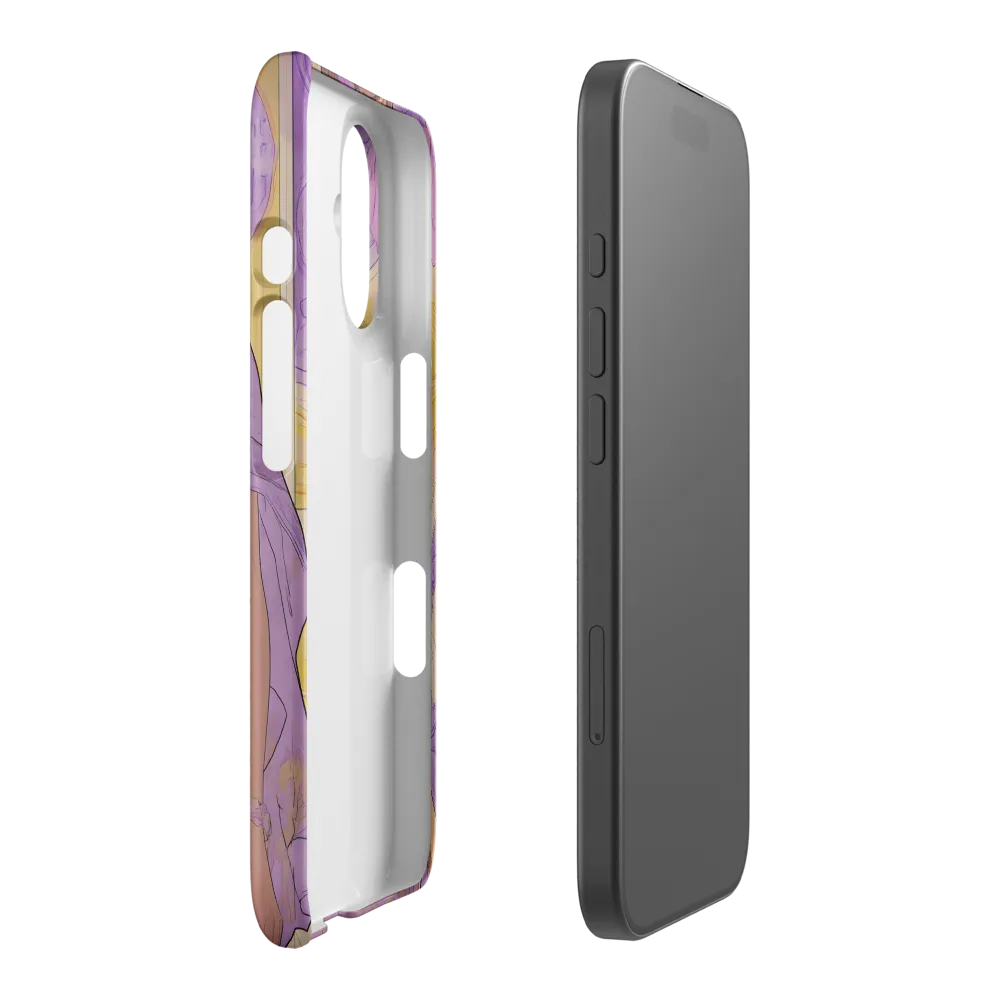 Elegance in Floral Harmony | Phone Case |  16 | Snap Case | Matte
