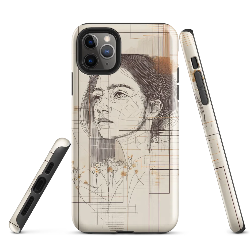 Serenity in Lines | Phone Case |  11 Pro Max | Tough Case | Glossy