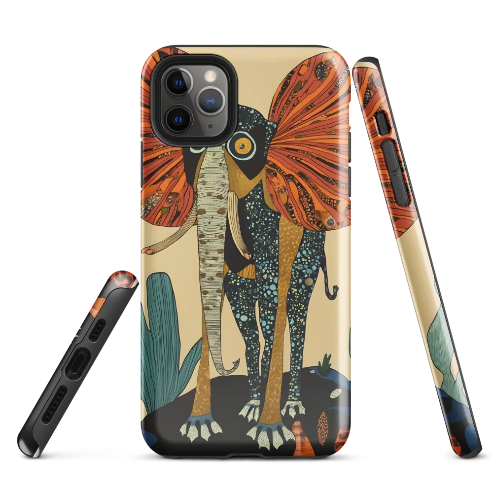 Whimsical Majesty: The Surreal Elephant | Phone Case |  11 Pro Max | Tough Case | Glossy