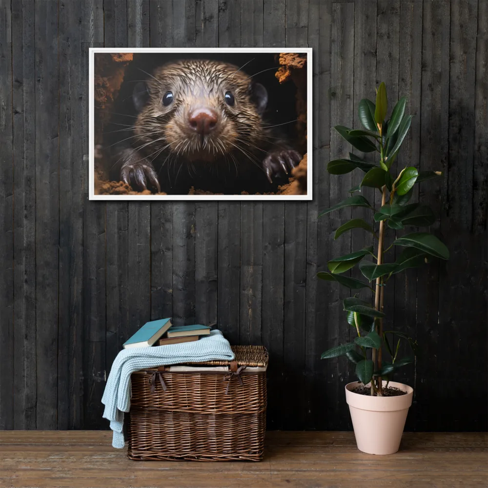 Emerging Curiosity | Canvas with White Frame | 24″×36″
