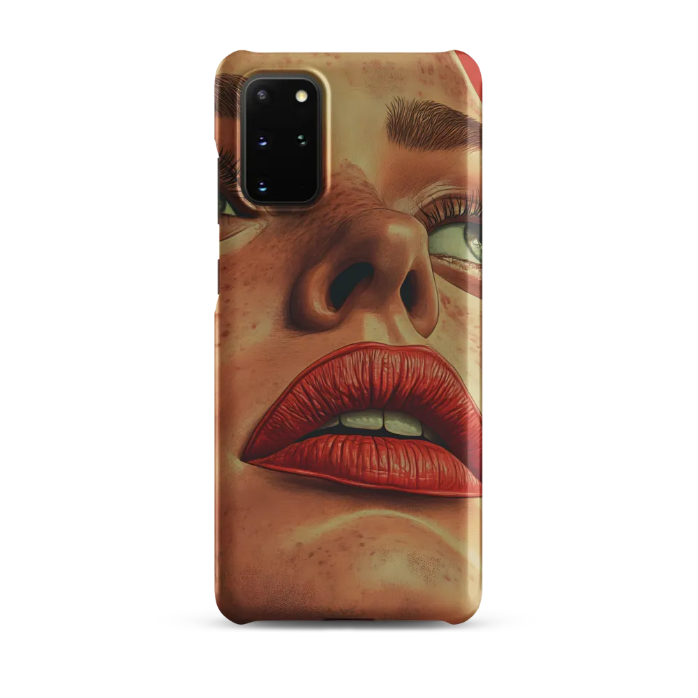 Red Intensity: A Portrait of Elegance
