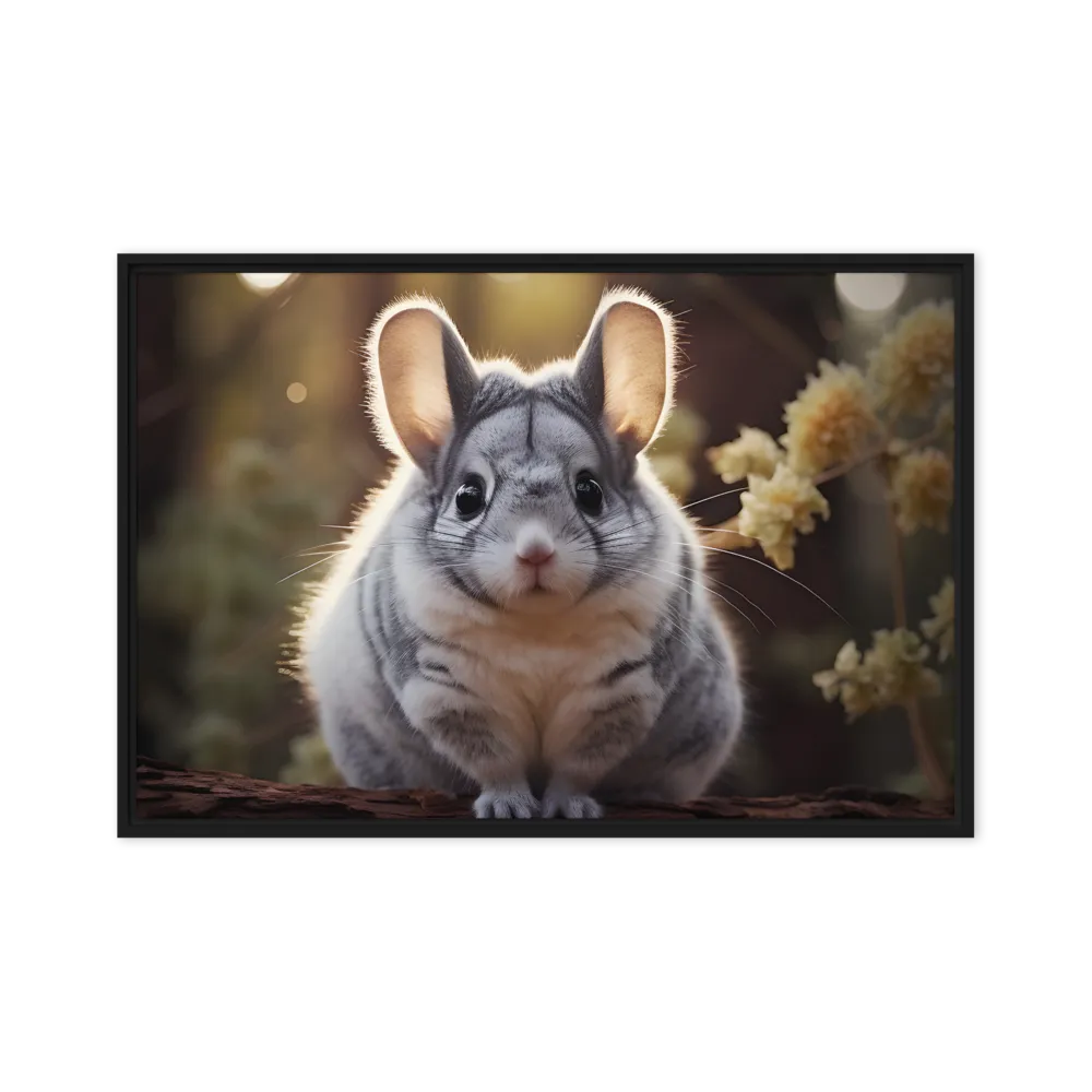 Curious Chinchilla in the Forest