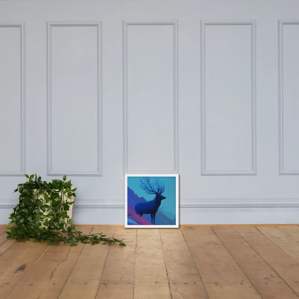 Ethereal Harmony | Poster with White Frame | 14″×14″