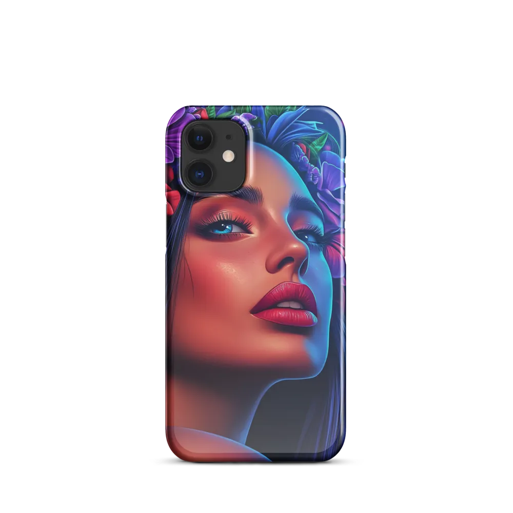 Radiance of the Floral Queen | Phone Case |  12 Mini | Snap Case | Glossy
