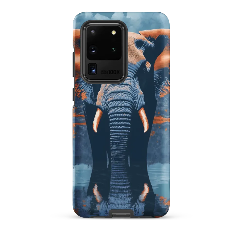 Majestic Reflection: The Elephant's Serenade