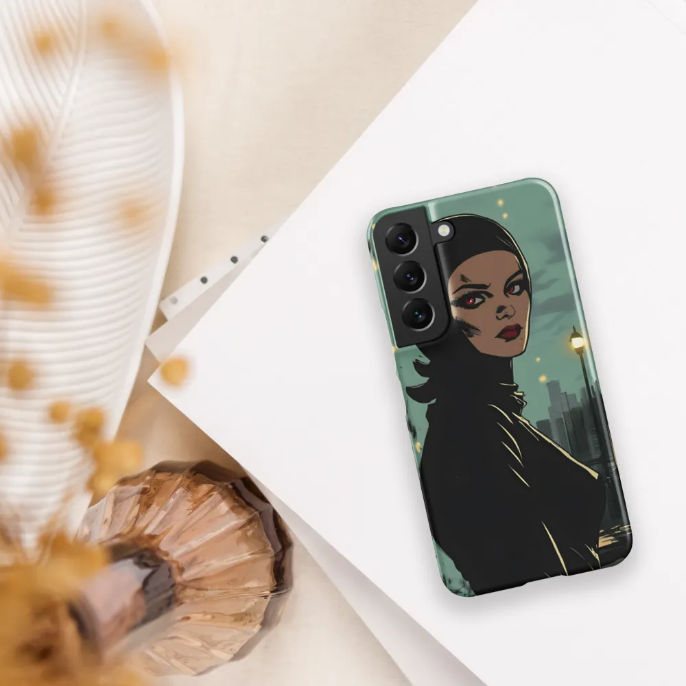 Shadows of Intrigue | Phone Case |  S22 | Snap Case | Matte