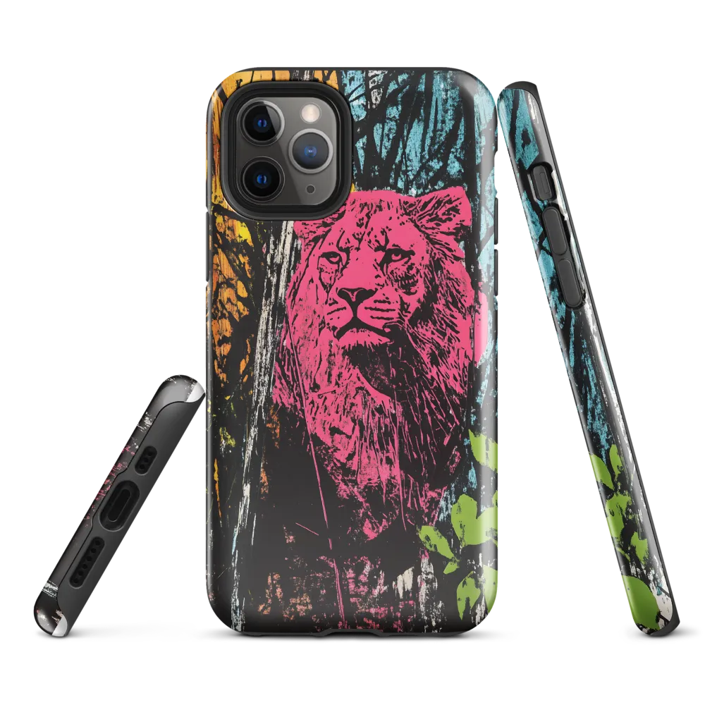 Fierce Vibrance: The Pink Lion