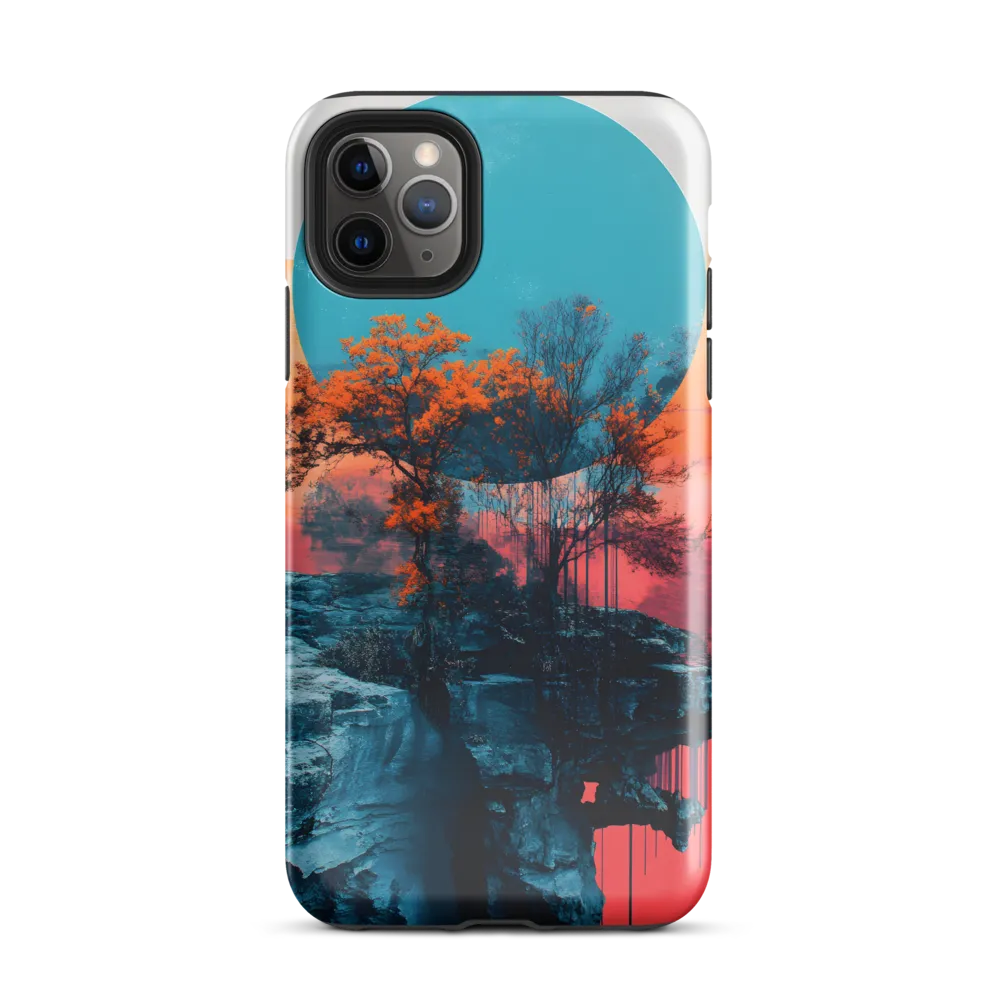 Ethereal Landscapes: A Dance of Color and Form | Phone Case |  11 Pro Max | Tough Case | Glossy