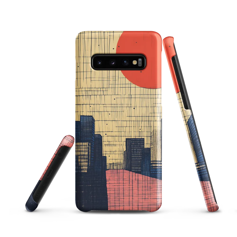Urban Echoes: A Minimalist Cityscape