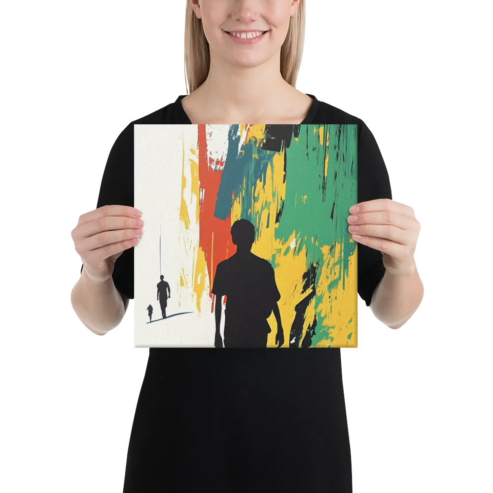 Journey of Silhouettes | Canvas | 12″×12″
