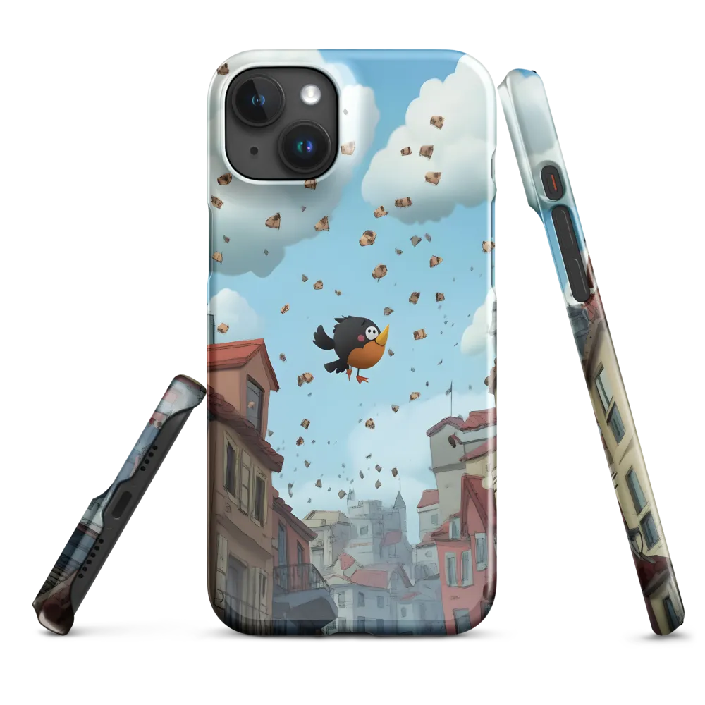 A Whimsical Flight Through Bread and Sky