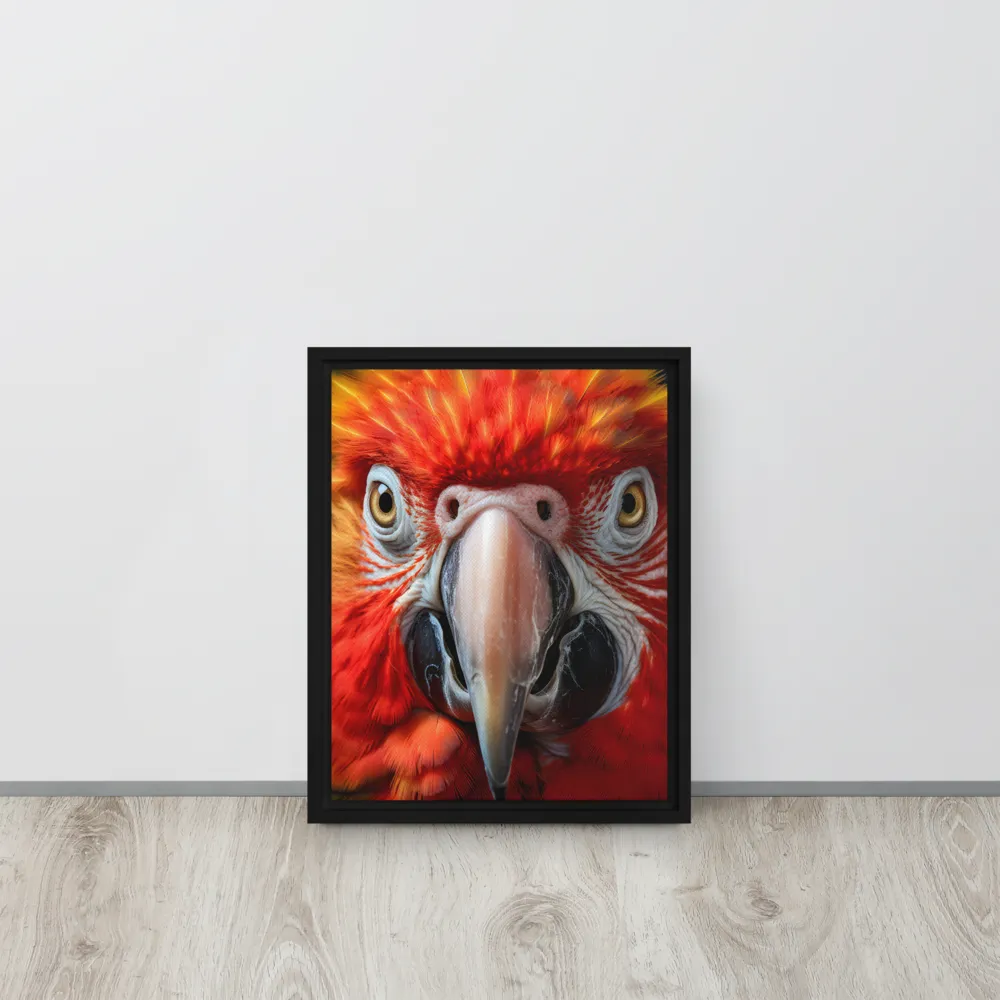 The Fiery Gaze of the Parrot