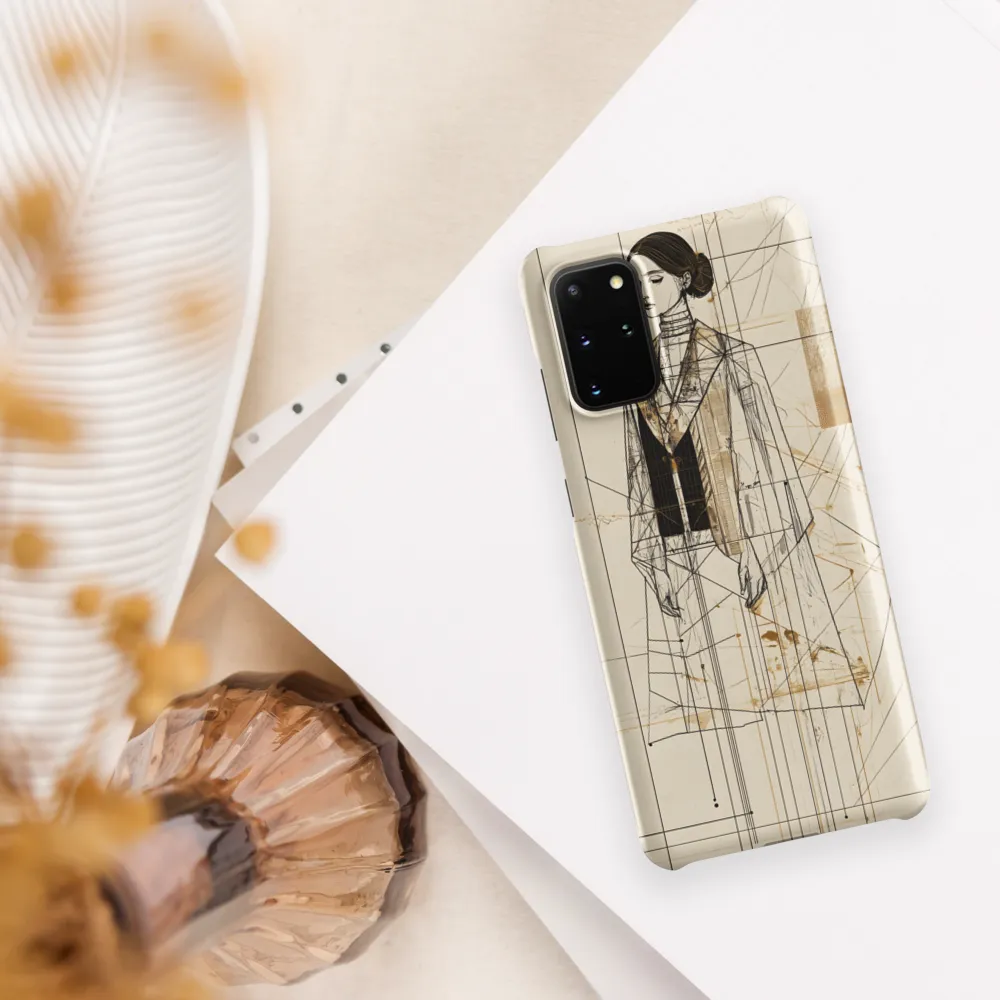 Elegance in Lines | Phone Case |  S20 Plus | Snap Case | Matte