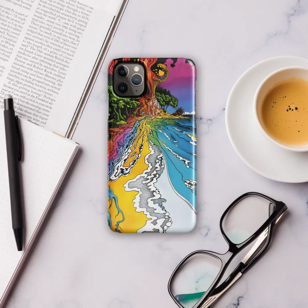 Ethereal Flow: A Psychedelic Landscape | Phone Case |  11 Pro Max | Snap Case | Glossy