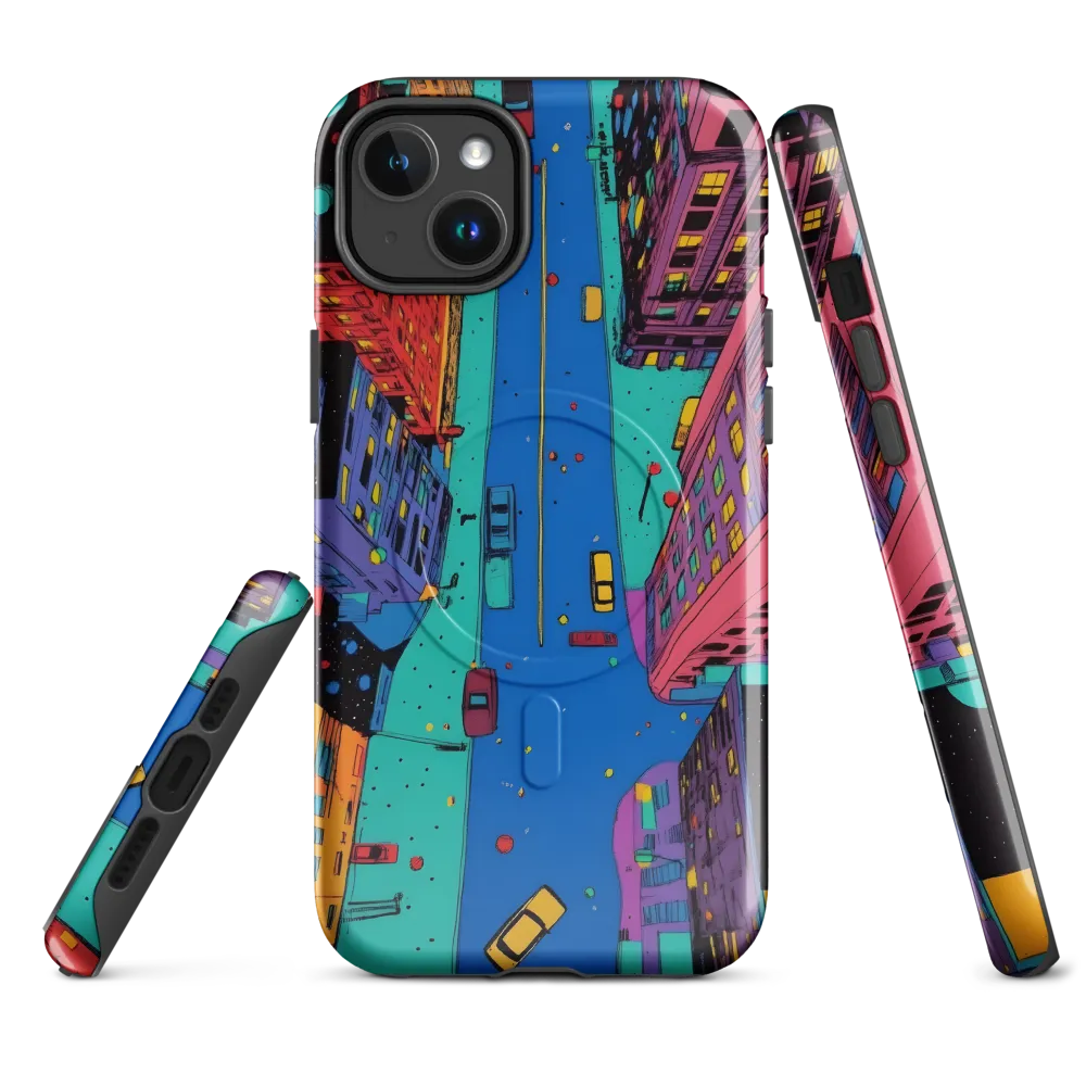 Aerial Dreamscape: The Pulse of Urban Life | Phone Case |  14 Plus | MagSafe® Tough Case | Glossy