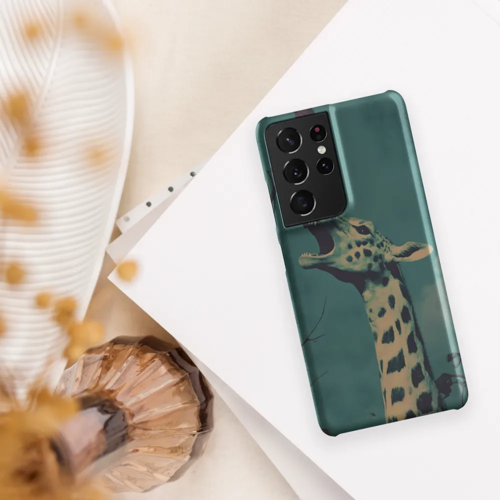 Whispers of the Tall: A Surreal Giraffe Encounter