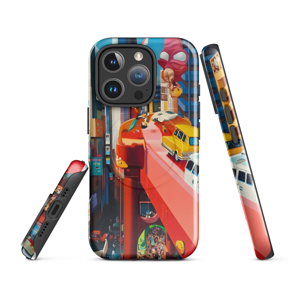 Urban Whimsy: A Colorful Cityscape