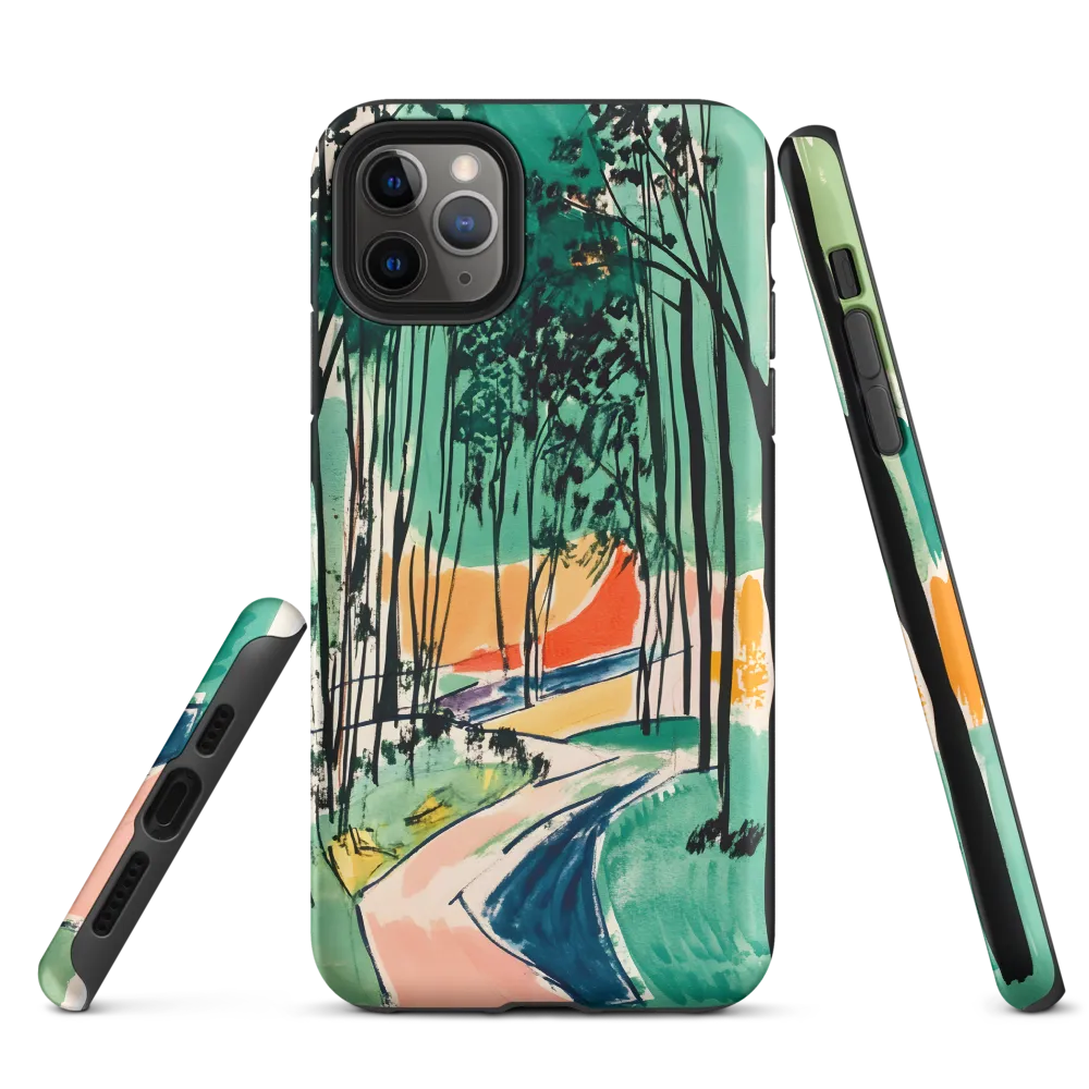 Winding Path Through the Forest | Phone Case |  11 Pro Max | Tough Case | Matte