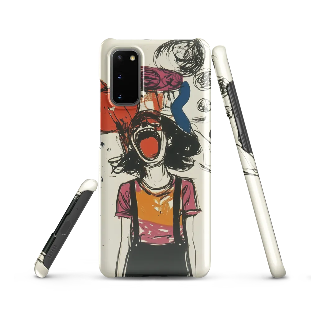 Echoes of Anguish | Phone Case |  S20 | Snap Case | Glossy