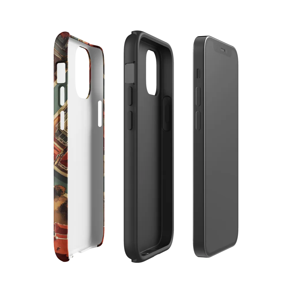 Symphony of Suburbia | Phone Case |  12 mini | Tough Case | Glossy