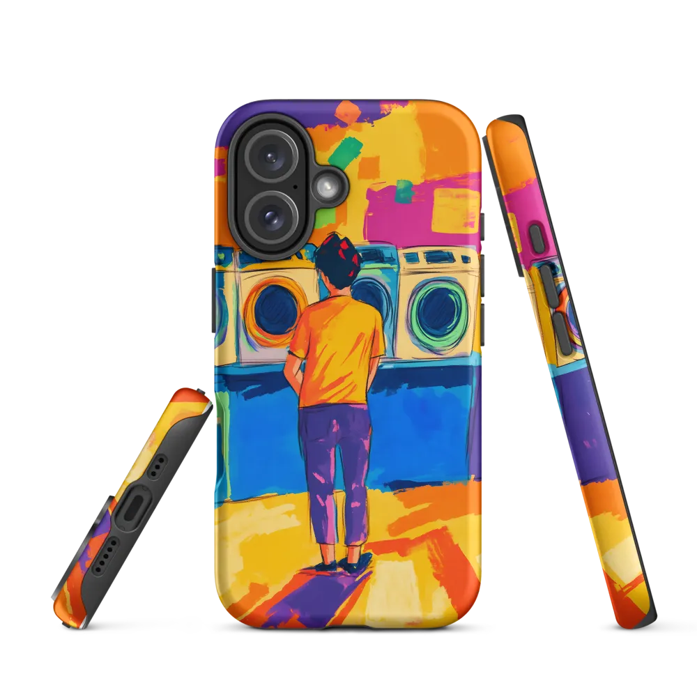 Laundry Day: A Vivid Contemplation | Phone Case |  16 | Tough Case | Matte